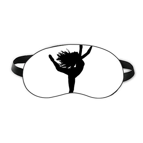 רקדנית ריקוד ספורט ביצועים אמנות שינה מגן עיניים רכה לילה כיסוי גוון מכוסות עיניים