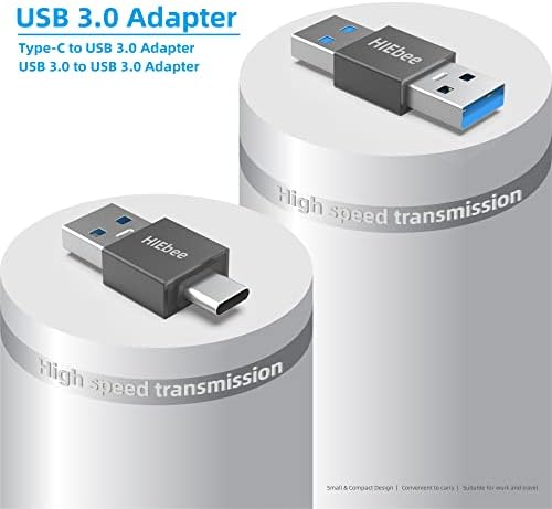 EBEETECH 3.3ft USB 3.0 לחוט נקבה של כבל הרחבה, מתאם זכר, מתאם C מורחב תואם לעכבר, מקלדת, מחשב נייד