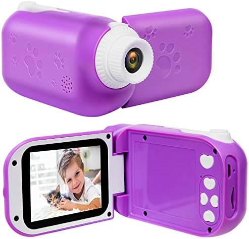 מצלמת ילדים, מצלמת וידאו לילדים לבנים מתנה לבנות, 1080p FHD דיגיטל לילדים מצלמת מצלמת וידיאו