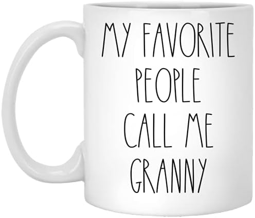 סבתא - האנשים האהובים עלי קוראים לי ספל קפה סבתא, סבתא ריי דאן בהשראת, סגנון ריי דאן, יום הולדת-חג שמח-יום