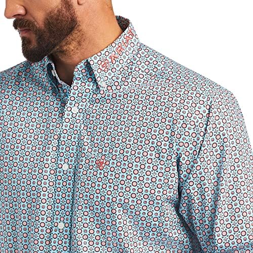 Ariat Solid Fun Classic Fit חולצה-חולצה שרוול ארוך מכפתור מערבי