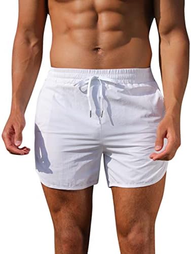 מכנסיים קצרים של לוח הקיץ של XXBR, פס צדדי מפוצל גזעי שחייה מזדמנים