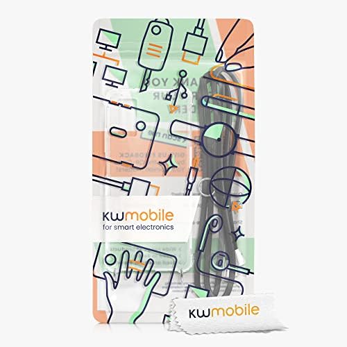 מארז kwmobile Crossbody תואם ל- Xiaomi Poco M4 Pro Case - Clear TPU טלפון כיסוי טלפון עם רצועת כבל שרוך