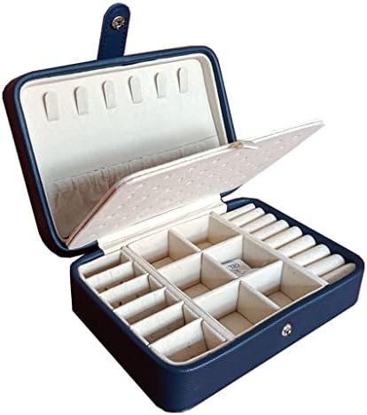 קופסת תכשיטים ניידים של Genigw עגילים פשוטים עגילים פשוט
