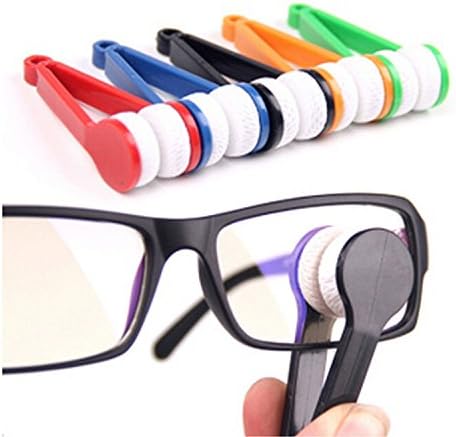 Bazaar של Verna 6 PCS מיני משקפי שמש משקפיים משקפיים משקפיים משקפיים מנקה כלי ניקוי מברשות רכות מיני