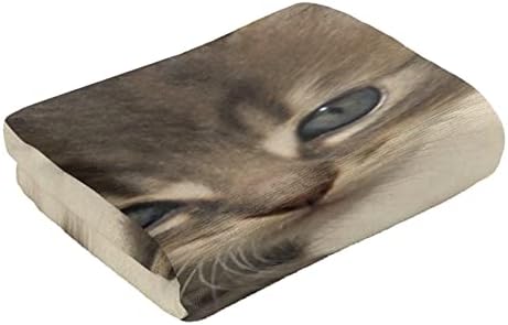 מגבת חתול ופרפר מגבת מיקרופייבר מגבת אורחת קישוטי אמבטיה ביתיים מגבת אצבעות אצבעות עם ספיגה גבוהה