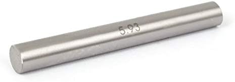 X-deree 5.93 ממ DIA 50 ממ אורך GCR15 גליליות מד סיכה מד כלים מדידה (5.93 ממ DIA 50 ממ לונג gcr15