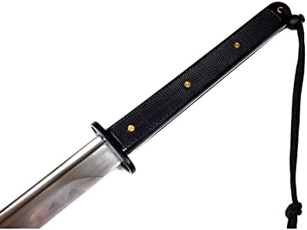 מוסאשי - קטנה טקטית מודרנית מזויפת עם 1060 פלדת פחמן קטאנה סמוראי חרב מלאה
