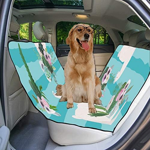 כיסוי מושב כלב מותאם אישית עיצוב יצירתי סגנון יד מצוירת הדפסת מושב מכונית מכסה לכלבים עמיד למים