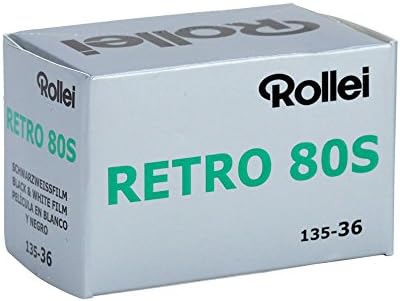 רולי רטרו 80 80 איסו פנכרומטי סרט שחור ולבן, 35 מ מ, 36 חשיפה