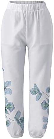 כותנה פשתן קאפרי מכנסיים נשים קיץ מקרית קאפרי מכנסיים עם כיסים גבוהה מותן קומפי חוף מכנסיים שן הארי