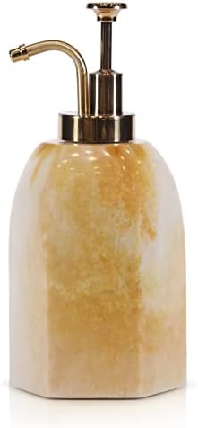 מתקן לסבון סואנטי, מתקן לסבון ליל כוכבים עם משאבת זהב, מתקן לסבון ידיים נוזלי שרף 15 אונקיות לשימוש יומיומי