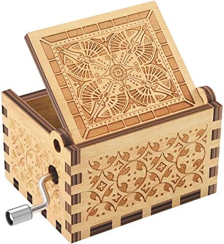קופסת מוזיקת ​​עץ של Ukebobo - אתה תיבת המוזיקה של סאנשיין, מעוצבת בדואר, מנכד לסבא - סט 1