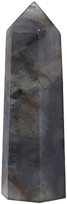 חרוזי מחרוזת מפותלים אמטיסט פוינט פוינט משושה קוורץ שרביט ריפוי ערכת מלאכת שרשרת פלואוריט אבן טבעית