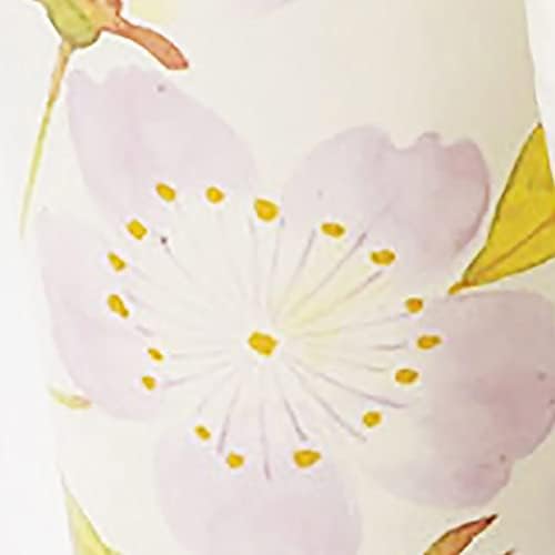 כלי חרס יפניים 16760250 כוס בירה, לבן, 11.8 אונקיות, כוס זוג פרח דייורי