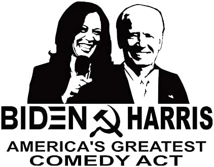 מדבקות הקומדיה הגדולה ביותר של בידן האריס אמריקה על ידי צ'ק עיצוב מותאם אישית