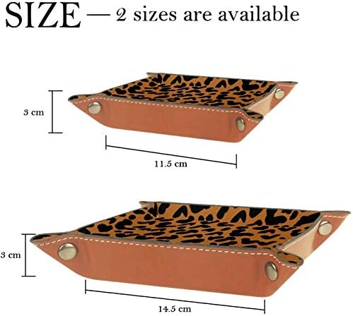 Lorvies Leopard Print Cox Box Cube Cube Coxers Pins for Office Home