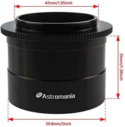 Astromania 2 T -2 מתאם מצלמות מוקד ⅱ עבור מצלמות SLR - פשוט חבר את המצלמה שלך לטלסקופ