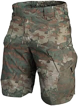מכנסיים קצרים טקטיים לגברים, מכנסי קרב צבאיים באורך ברך מוצק