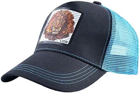 יוניסקס חיה משאית משאית כובע אריה מתכווננת כובעי בייסבול סנאפבק מתכווננים