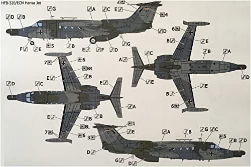 72014 1/72 גרמנית אוויר חיל ידסאג ' ט אלקטרוני מלחמת אימון מכונה, פלסטיק דגם