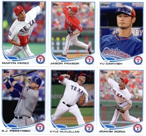 2013 Topps Cardball Cards Series Series - Texas Team Team Set Trading MLB - 10 כרטיסים: US11 Joakim Soria US47