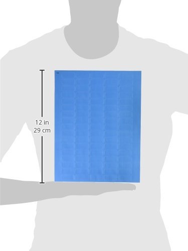 דיו של נב-12114-ב מעבדה קריוגני לייזר תווית עבור 1.5 מ ל עד 2 מ ל צינורות, 1/2 רוחב איקס 1-1 / 4 אורך, כחול