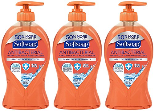 סבון רך ריח נקי פריך סבון ידיים נוזלי אנטיבקטריאלי 11.25 עוז.