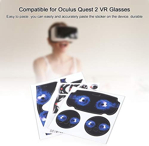 מדבקות משקפי VR, מדבקות אוזניות בקרות VR אופנתיות נוחות עבור Quest 2