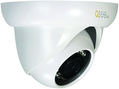 Q-See QCA7202D 720p אנלוגי בהגדרה גבוהה, דיור פלסטיק, מצלמת אבטחת כיפה