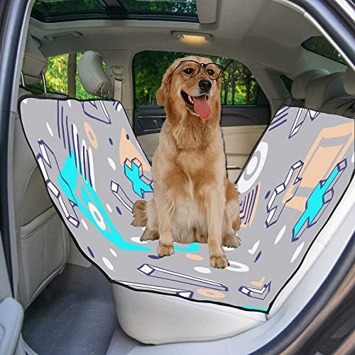 כיסוי מושב כלב מותאם אישית קריאה עיצוב סגנון הדפסה יצירתית מושב מכונית מכסה לכלבים עמיד למים