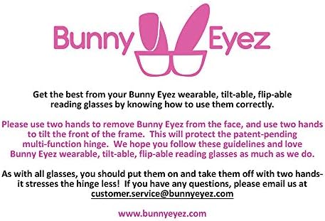 קוראי Bunny Eyez משקפי קריאה עם מסגרת נטויה וניתנת להטיה, עיצוב שיק ומודרני