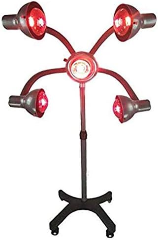 5 ראש אינפרא אדום מנורה עם גלגלים מתגלגלים נורות