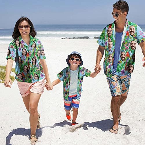 חולצת הוואי פוד מקסימה לגברים נשים חולצת פנים בהתאמה אישית, תמונה בהתאמה אישית עם מתנה ארהב חולצה הוואי לגברים