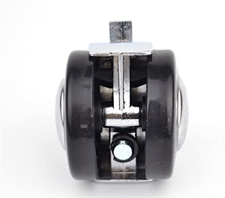 גלגלי שקט של Pikis 2 אינץ 'M10X14 ממ גלגלי ריהוט גלגלים סגסוגת סגסוגת גלגלות שולחן עגול 2 יחידות