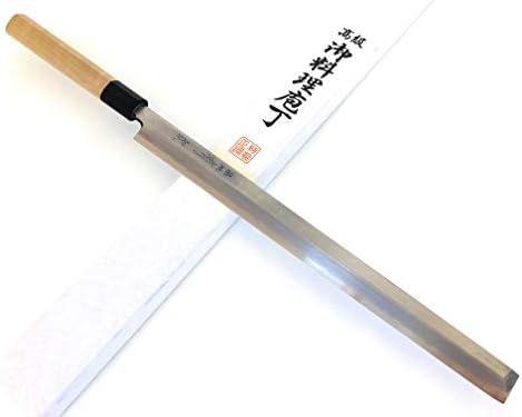 סכין השף היפני אריצוגו טאקוביקי פלדה לבנה 300 מ מ 11.81 שם מטבח