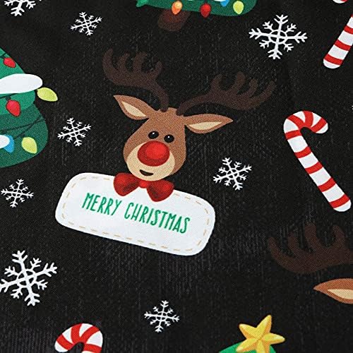 חג המולד של XXBR Santa Claus שרוול ארוך כפתור למטה חולצות מצחיקות חולצת חג המולד חידוש חולצה הוואי