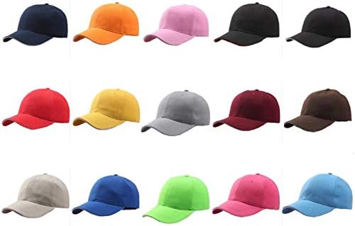 אופנה בייסבול כובע גברים נשים רגיל ספורט מתכוונן מוצק נוער אבא כדור כובע קלאסי חיצוני כדור כובע