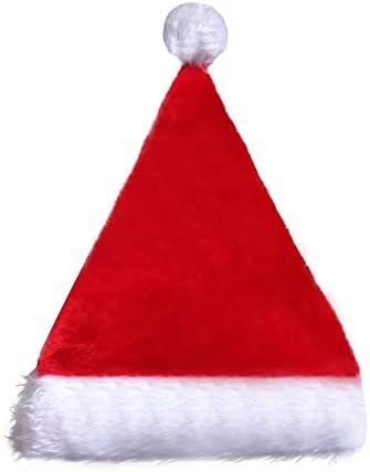 כובע חג המולד קלאסי לקשט אדום חג חג המולד כובע