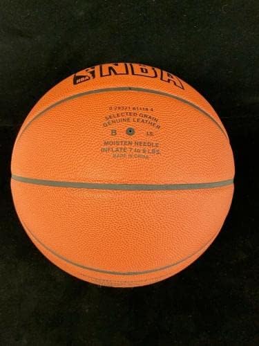 דומיניק וילקינס 21 אטלנטה הוקס חתמה על כדורסל NBA בגודל מלא עם הולוגרמה - כדורסל חתימה
