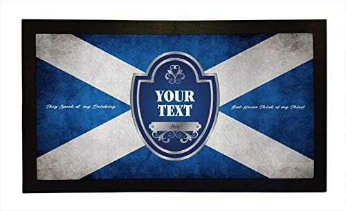 רצי בר מותאמים אישית דגל סקוטי דגל הביתה או פאב בר רעיון למתנה לגברים