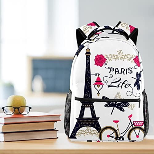 מגדל אייפל פריז אוהב אופניים שפיריות תרמיל תרמיל בנות בנות ספר ספר לטיולים טיולים קמפינג קמפינג טיול תרמיל
