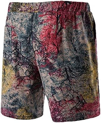 גברים קיץ אופנה עליונה מערכות קצרות קז'ואל חוף הוואי חולצה שרוול קצר מכנסיים חליפה אדומה רופפת חליפה