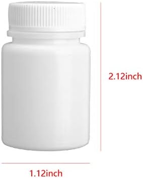 ללא תשלום 10 יחידות פלסטיק ריק רפואה בקבוקים נייד מוצק אבקה כימי בקבוקי גלולת לוח מחזיק אחסון