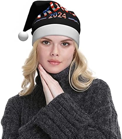 טראמפ 2024 לקחת אמריקה חזרה חג המולד כובע גבר אישה כפת יוניסקס חג כובע לחג מסיבת כובעים