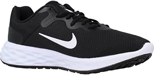 נייקי גברים של מהפכה 6 נעלי ריצה, שחור / ברזל אפור / לבן, 8.5