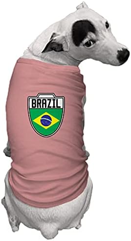 ברזיל - חולצת כלבים של כדורגל כדורגל