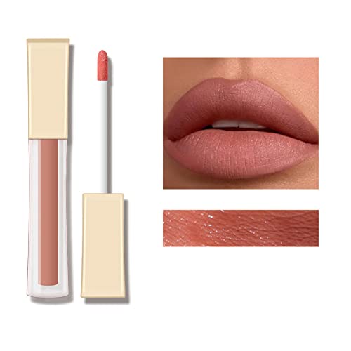 מעצב שפתון גלוס שפתון נוזלי ליפ גלוס לנשים שפתיים זוג 24 שעות מקוריות שפתון נוזלי אדום עמוק 24