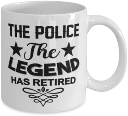 משטרת ספל, האגדה יש בדימוס, חידוש ייחודי מתנת רעיונות למשטרה, קפה ספל תה כוס לבן