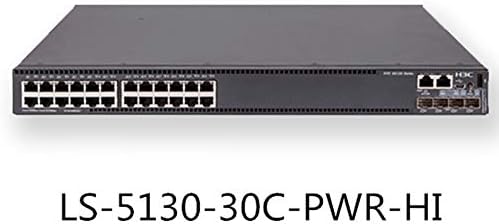 H3C LS-S5130-30C-PWR-HI Ethernet מתג 28 Gigabit 4 יציאה 10 Gigabit שכבה 3 מתג מנוהל